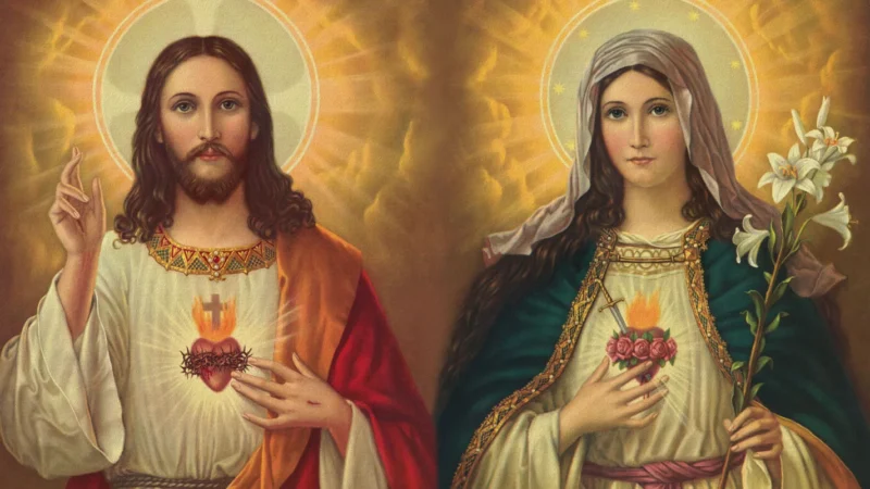 Oração de consagração da família aos Sagrados Corações de Jesus e Maria
